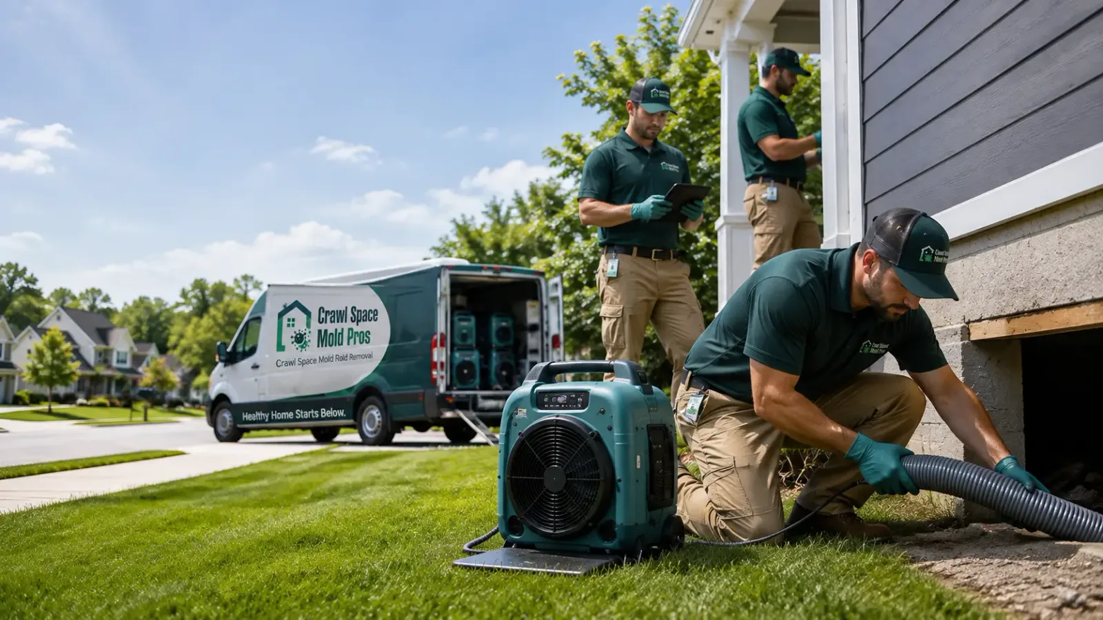 Crawl Space Mold Removal in Wakefield, RI